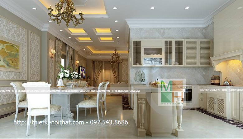 Thiết kế biệt thự Vincom Village tân cổ điển - Nhà chị Thoa